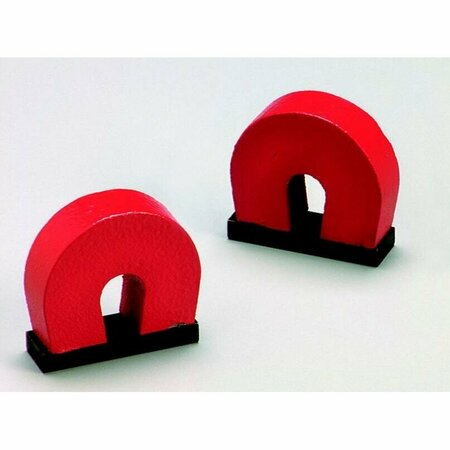 FREY SCIENTIFIC Horseshoe Magnets - Pack of 2, 2PK 7221-60